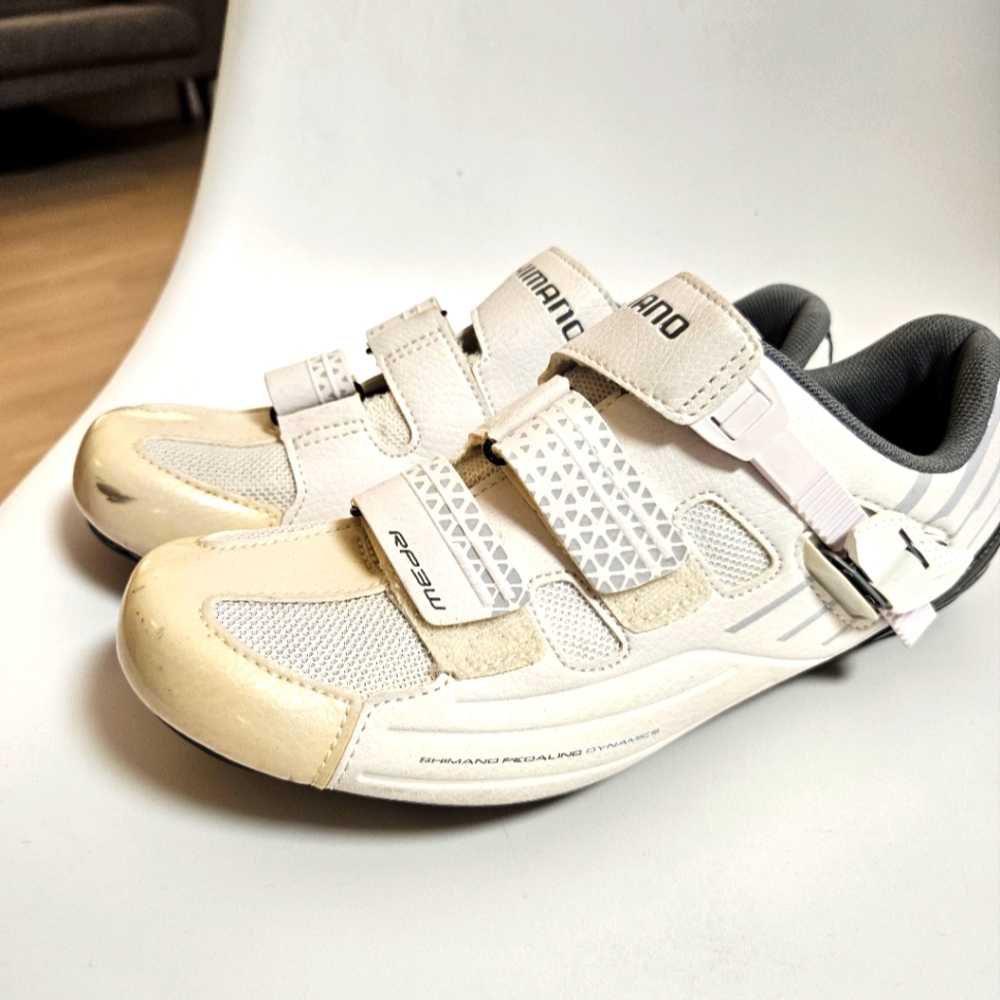 SHIMANO RP3W Women White Pedaling Dynamics Road Bike Shoe us 8.5